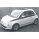 Kit autocollants damier pour fiat 500