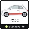 logo fiat 500 stripping bas de caisse