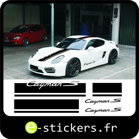 kit bandes et logo CAYMAN S COMPLET