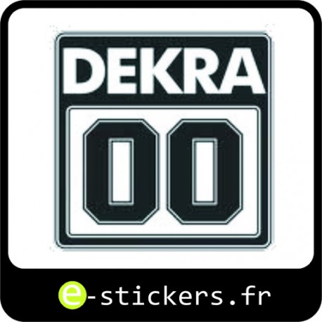 3 numéros dekra 490x470mm