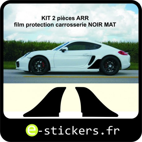 Protection aile arr porsche CAYMAN NOIR MAT